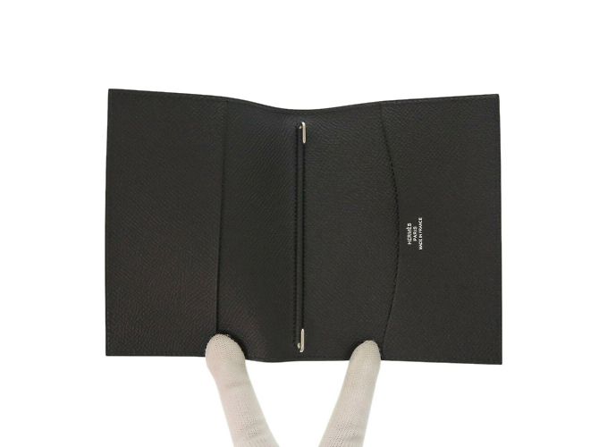 Hermès Copertura del quaderno Hermes Agenda GM Epsom Nero - vista 6