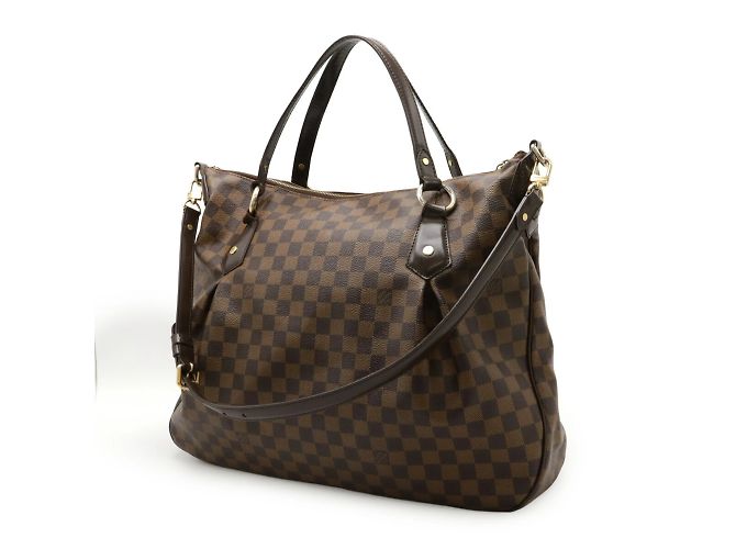 Evora Borsa Tote Louis Vuitton Damier Évora GM Marrone - vista 3