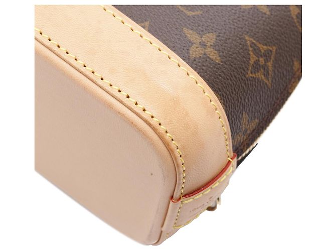 Zaino Alma Monogram Marrone Louis Vuitton - vista 6