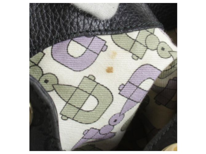 Borsa a spalla in nylon nero Gucci - vista 9