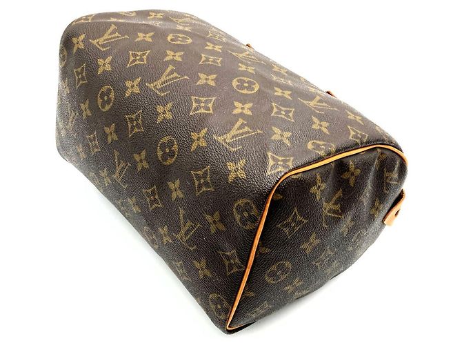 Sac à main Speedy 25 M41528 de Louis Vuitton Marron Monogramme - vue 2