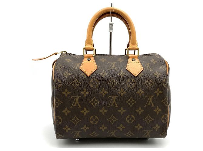 Sac à main Speedy 25 M41528 de Louis Vuitton Marron Monogramme - vue 4