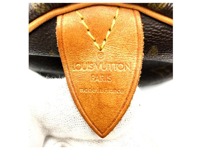 Sac à main Speedy 25 M41528 de Louis Vuitton Marron Monogramme - vue 7