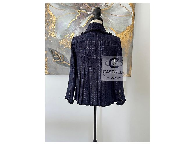 Chanel Tweedjacke Grandeur der Highlands Paris / Edinburgh 38 FR - Ansicht 12