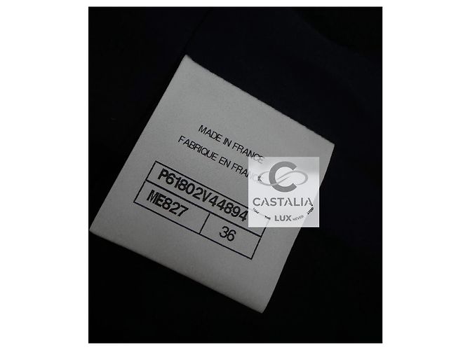 Chanel París / Egipto Chaqueta Celestial Gleam con Botones CC Gripoix 36 FR Azul marino - vista 18