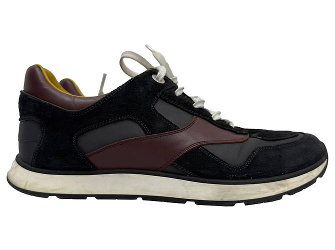 Sneakers con lacci Louis Vuitton Miles in suede multicolore e pelle - vista 10