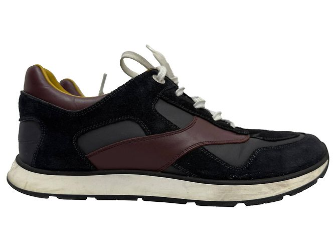 Sneakers con lacci Louis Vuitton Miles in suede multicolore e pelle - vista 14