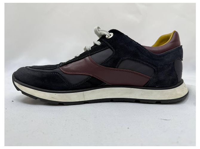 Sneakers con lacci Louis Vuitton Miles in suede multicolore e pelle - vista 17