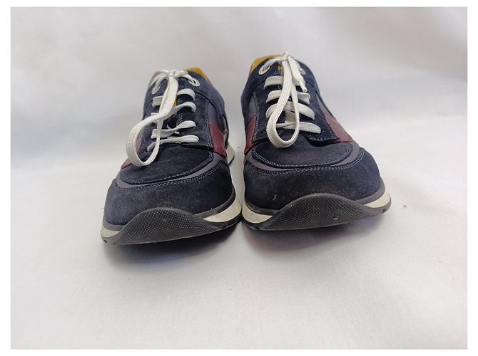 Sneakers con lacci Louis Vuitton Miles in suede multicolore e pelle - vista 19