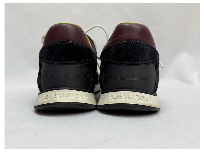 Sneakers con lacci Louis Vuitton Miles in suede multicolore e pelle - vista 23