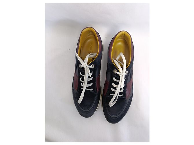 Sneakers con lacci Louis Vuitton Miles in suede multicolore e pelle - vista 30
