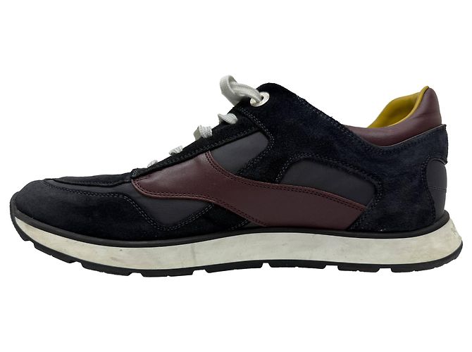 Sneakers con lacci Louis Vuitton Miles in suede multicolore e pelle - vista 4