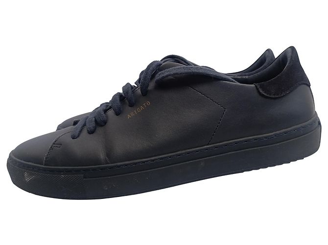 Sneakers Clean 90 Axel Arigato in pelle blu navy Nero - vista 10