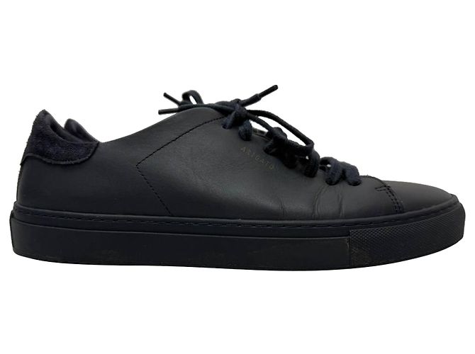 Sneakers Clean 90 Axel Arigato in pelle blu navy Nero - vista 17