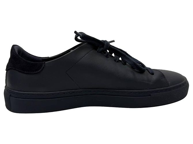 Sneakers Clean 90 Axel Arigato in pelle blu navy Nero - vista 18