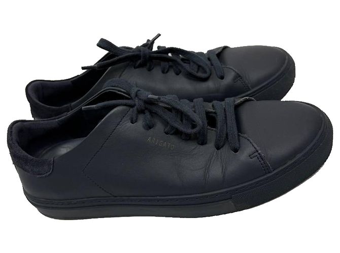 Sneakers Clean 90 Axel Arigato in pelle blu navy Nero - vista 19