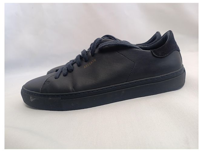 Sneakers Clean 90 Axel Arigato in pelle blu navy Nero - vista 22
