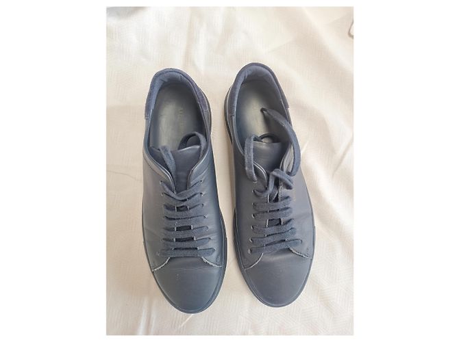 Sneakers Clean 90 Axel Arigato in pelle blu navy Nero - vista 23