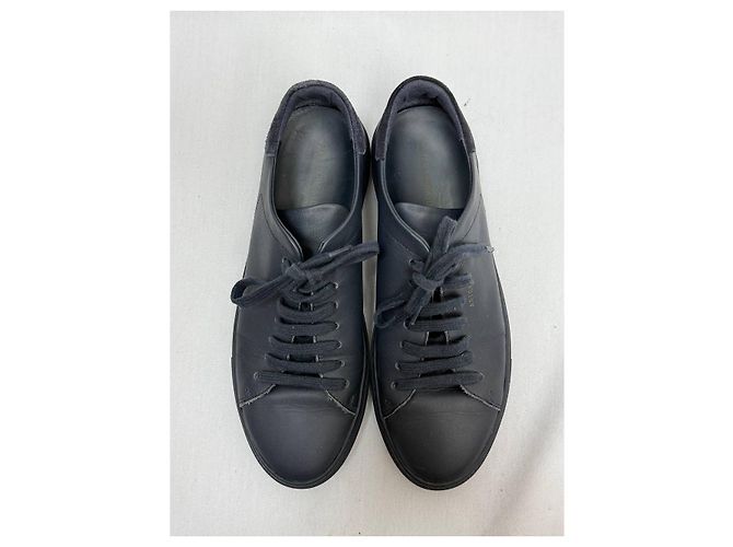 Sneakers Clean 90 Axel Arigato in pelle blu navy Nero - vista 26
