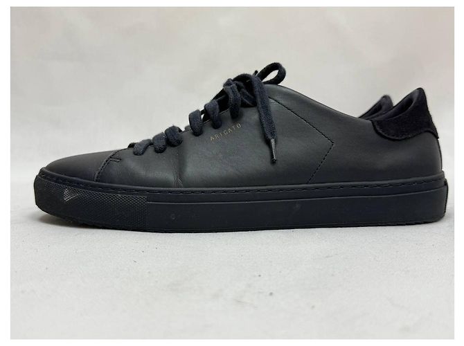 Sneakers Clean 90 Axel Arigato in pelle blu navy Nero - vista 27
