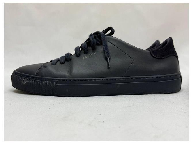 Sneakers Clean 90 Axel Arigato in pelle blu navy Nero - vista 28
