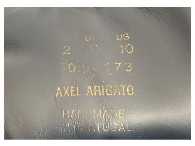 Sneakers Clean 90 Axel Arigato in pelle blu navy Nero - vista 31
