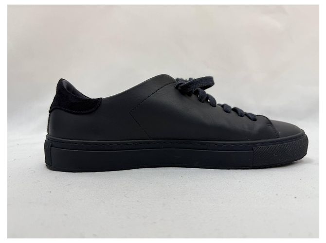 Sneakers Clean 90 Axel Arigato in pelle blu navy Nero - vista 34
