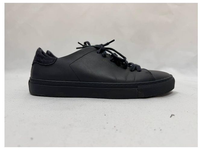 Sneakers Clean 90 Axel Arigato in pelle blu navy Nero - vista 36