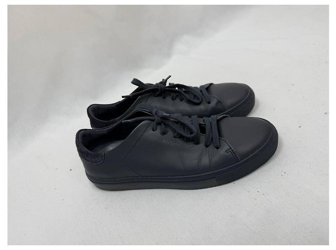 Sneakers Clean 90 Axel Arigato in pelle blu navy Nero - vista 38