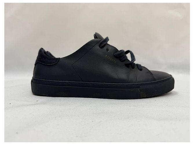 Sneakers Clean 90 Axel Arigato in pelle blu navy Nero - vista 39
