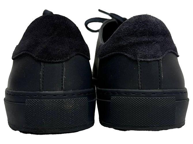 Sneakers Clean 90 Axel Arigato in pelle blu navy Nero - vista 4