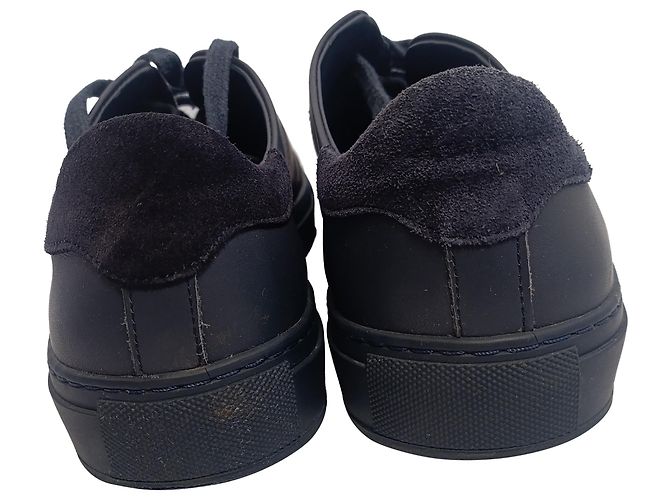 Sneakers Clean 90 Axel Arigato in pelle blu navy Nero - vista 8