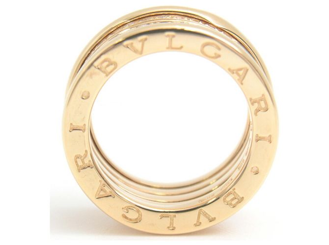 Bulgari Anello in oro giallo con diamanti B.zero1 di Bvlgari - vista 2