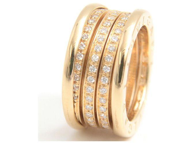 Bulgari Anello in oro giallo con diamanti B.zero1 di Bvlgari - vista 4