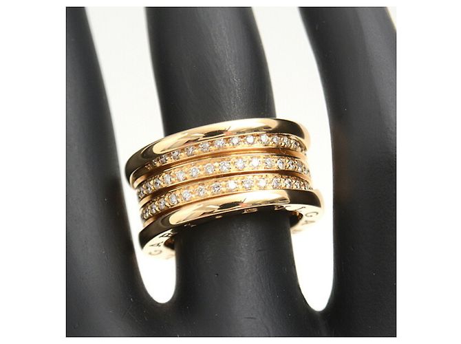 Bulgari Anello in oro giallo con diamanti B.zero1 di Bvlgari - vista 7