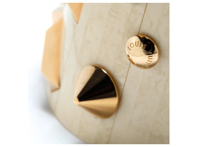Bracciale Manchette Louis Vuitton 2012 Marc Jacobs LV Snails Catwalk Maxi Cuff D'oro - vista 3