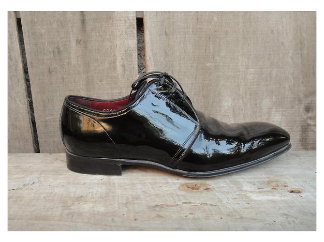 Derby Millenial Dolce & Gabbana in pelle verniciata nera Nero - vista 2