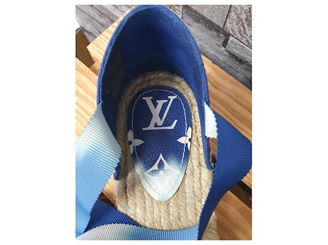 Louis Vuitton Espadrillas Piatte Starboard Blu - vista 2