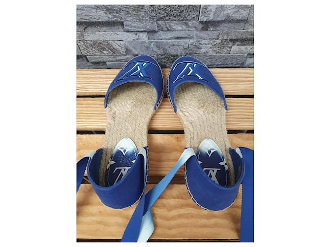 Louis Vuitton Espadrillas Piatte Starboard Blu - vista 5