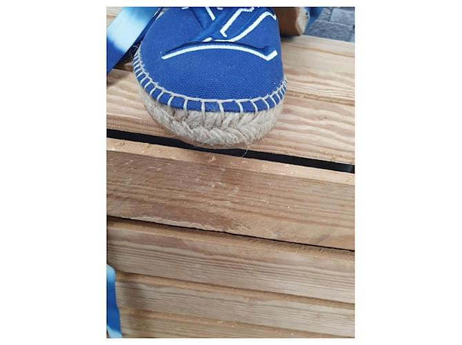 Louis Vuitton Espadrillas Piatte Starboard Blu - vista 6