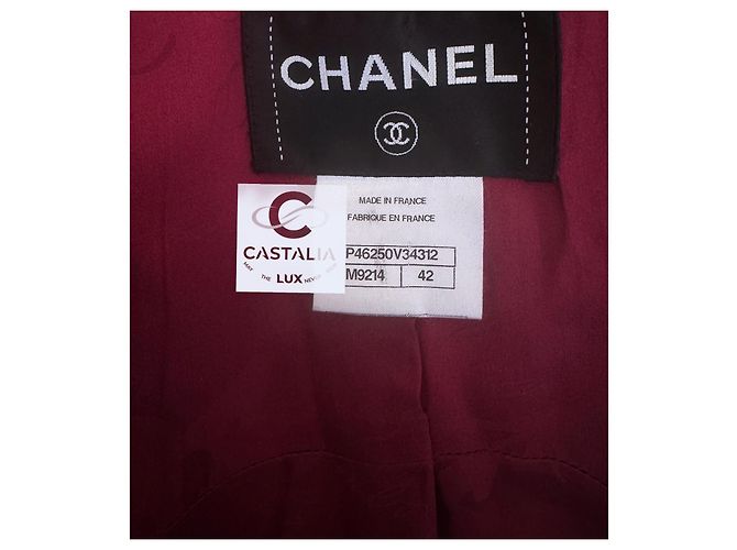 Chanel Abrigo de tweed Relic París / Edimburgo con botones CC Gripoix 42 FR Multicolor - vista 15