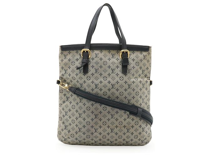 Borsa Tote Mini Francoise Monogramma Louis Vuitton Blu - vista 2
