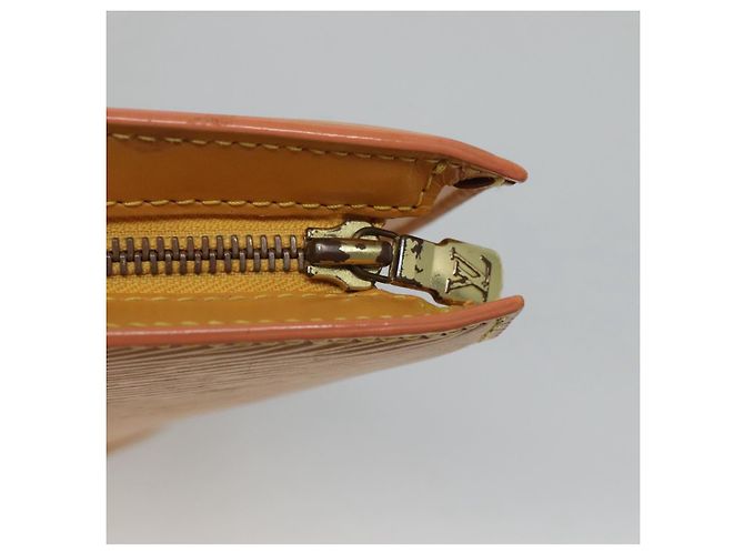 LOUIS VUITTON Epi Saint Jacques Manici Borsa Lunga Gialla M52339 LV Auth BA2562 Giallo - vista 14