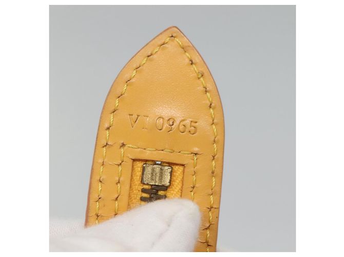 LOUIS VUITTON Epi Saint Jacques Manici Borsa Lunga Gialla M52339 LV Auth BA2562 Giallo - vista 20