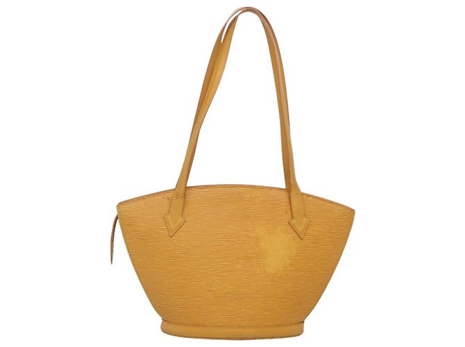 LOUIS VUITTON Epi Saint Jacques Manici Borsa Lunga Gialla M52339 LV Auth BA2562 Giallo - vista 3