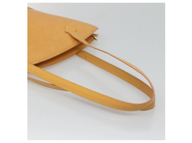 LOUIS VUITTON Epi Saint Jacques Manici Borsa Lunga Gialla M52339 LV Auth BA2562 Giallo - vista 7