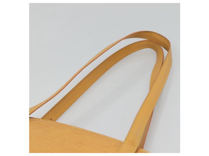 LOUIS VUITTON Epi Saint Jacques Manici Borsa Lunga Gialla M52339 LV Auth BA2562 Giallo - vista 8