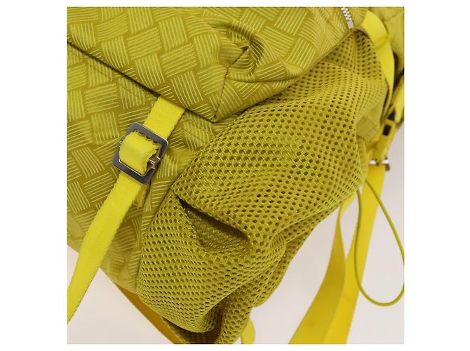 Autre Marque BOTTEGA VENETA Backpack Nylon Yellow Auth BD2181 - view 12