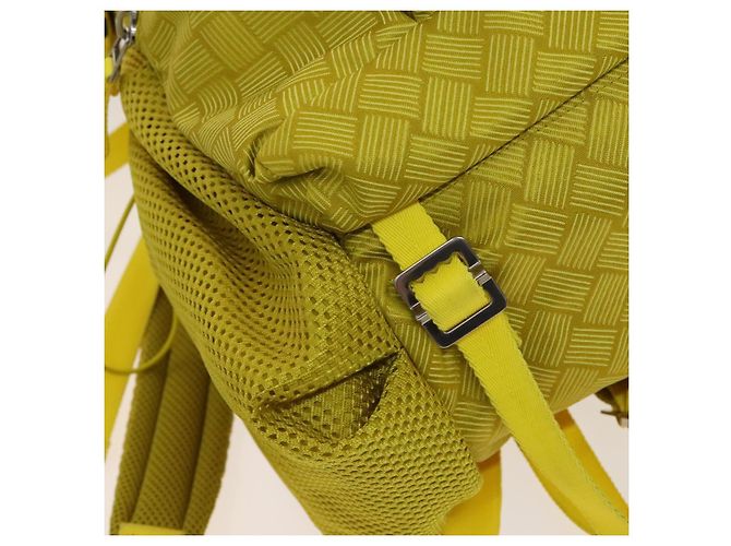 Autre Marque BOTTEGA VENETA Backpack Nylon Yellow Auth BD2181 - view 13