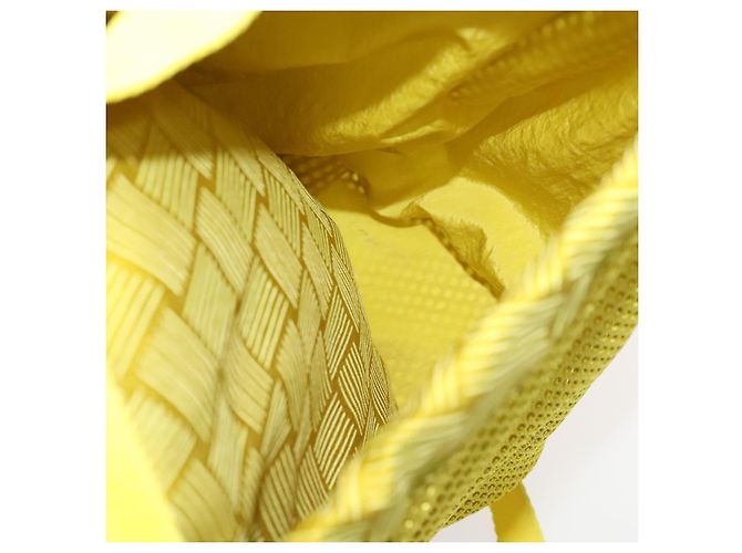 Autre Marque BOTTEGA VENETA Backpack Nylon Yellow Auth BD2181 - view 17